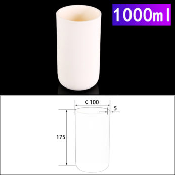 (LYN1000) Cylindrical Alumina Crucible, 1000ml, φ100x175mm (1pc/ea)