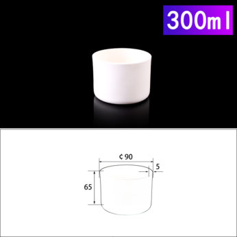 (LYN300) Cylindrical Alumina Crucible, 300ml, φ90x65mm (1pc/ea)