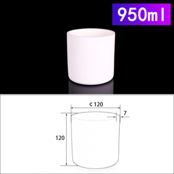 (LYN950) Cylindrical Alumina Crucible, 950ml, φ120x120mm (1pc/ea)